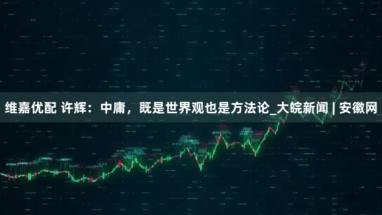 维嘉优配 许辉：中庸，既是世界观也是方法论_大皖新闻 | 安徽网