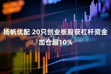 扬帆优配 20只创业板股获杠杆资金加仓超10%